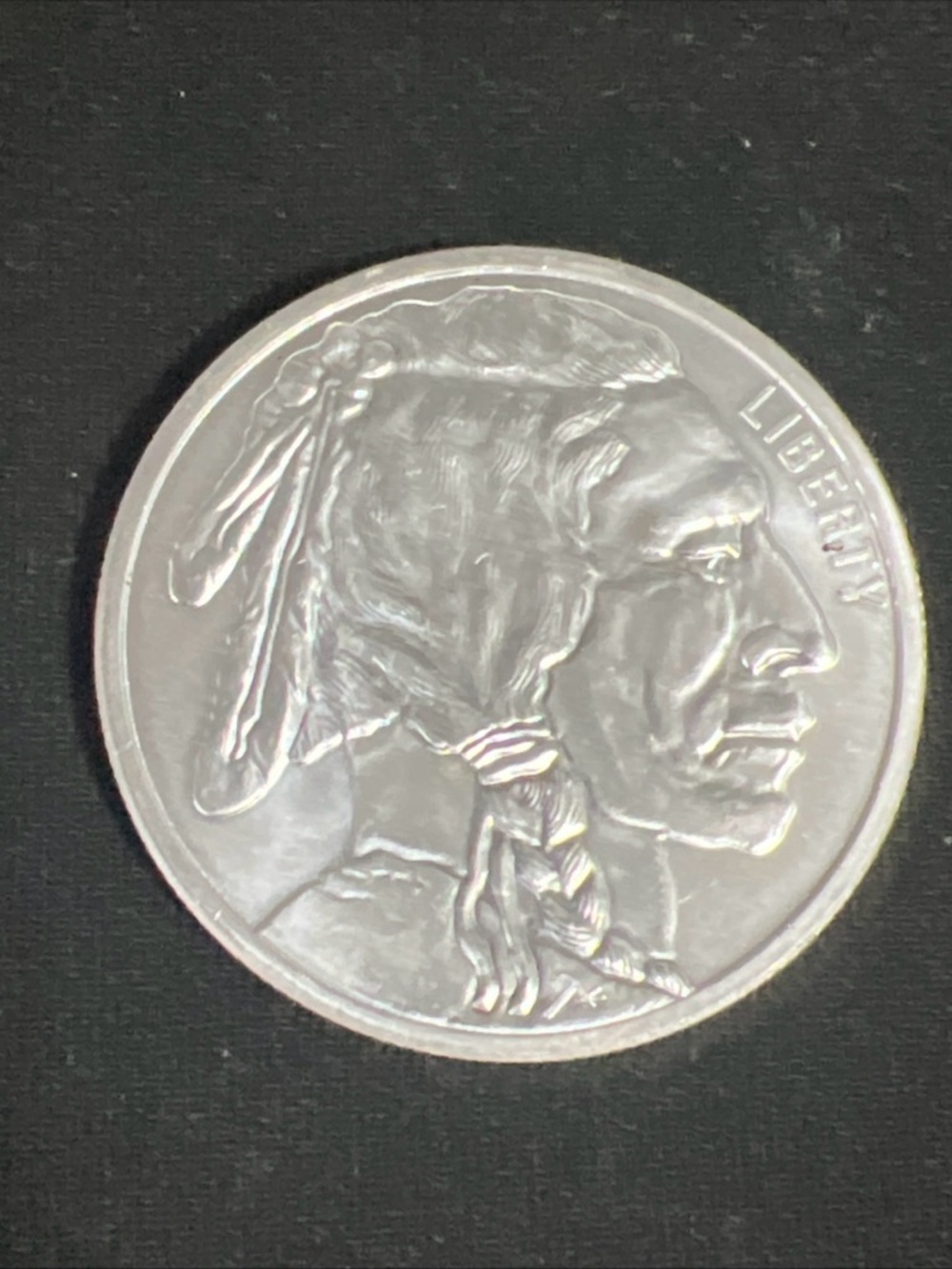 1 oz SilverTown .999 Fine Pure Silver Indian Buffalo Round Coin